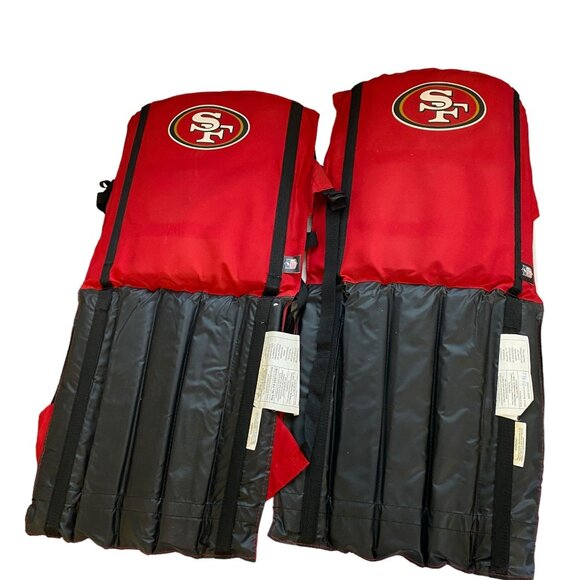 San Francisco 49ers Coleman Portable Stadium Seat Packable Carry Strap NFL Logo - Picture 10 of 12